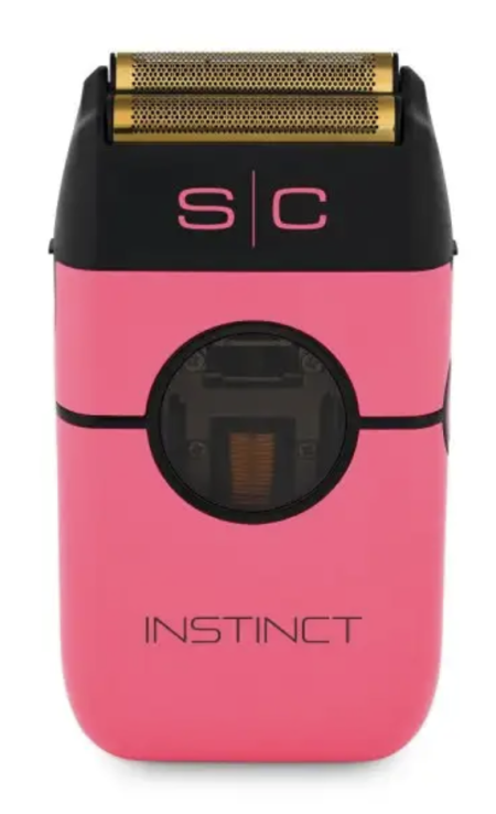 StyleCraft INSTINCT METAL SHAVER - DOUBLE FOIL SHAVER WITH INTUITIVE TORQUE CONTROL AND IN2 VECTOR MOTOR IN PINK
